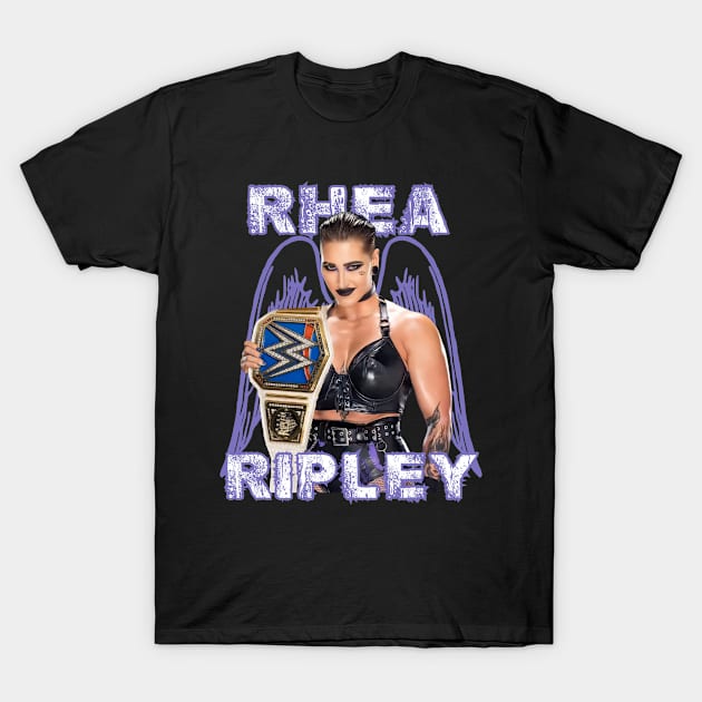 Rhea Ripley - Judgement Day T-Shirt by AwkwardTurtle